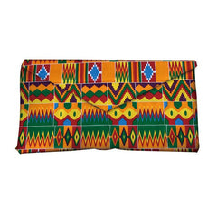 African-Inspired Vibrant Print Clutch Bag for Women