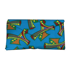 African-Inspired Vibrant Print Clutch Bag for Women