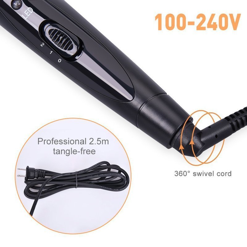 6 - in - 1 Fast Heating Ceramic Hair Curler: Multifunctional Styling US