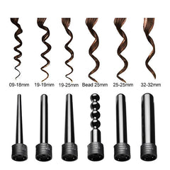 6 - in - 1 Fast Heating Ceramic Hair Curler: Multifunctional Styling US