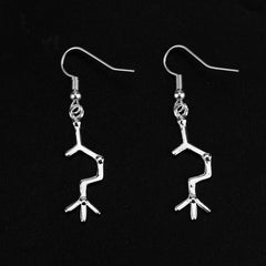 Elegant Molecule Helix Simple Fashion Earrings for Stylish Chic E066