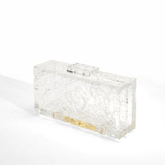 Acrylic Transparent Box Clutch Evening Handbag