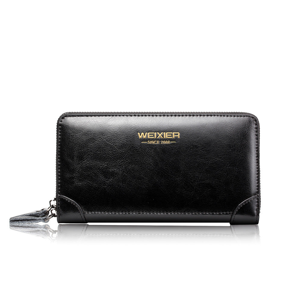 Classic Men's Leather Clutch Purse