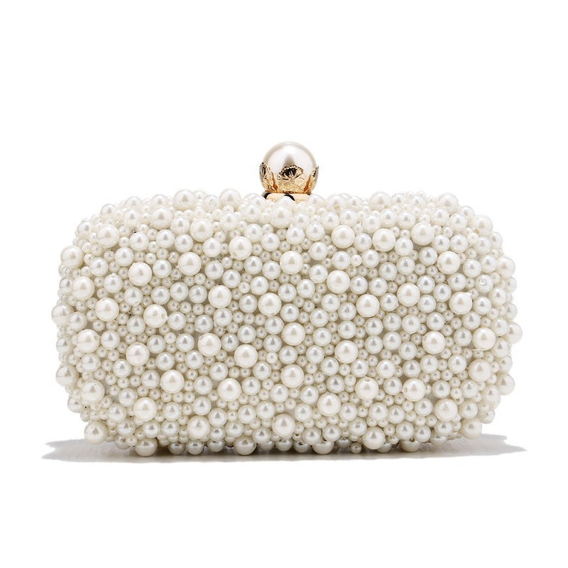 Pearl Clutch Dinner Handbag for Ladies