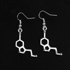 Elegant Molecule Helix Simple Fashion Earrings for Stylish Chic E067