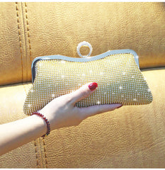 Fashion Clutch With Ring Dinner Bag