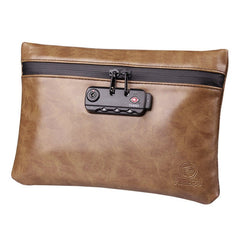 Activated Carbon Deodorant Clutch for Odor Control and Style Brown
