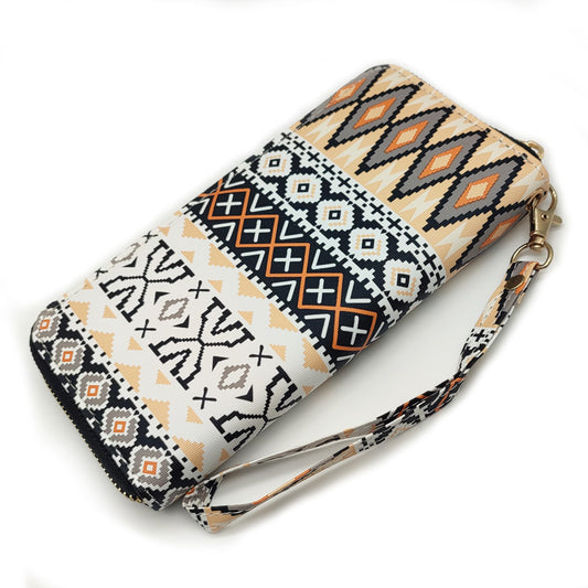 Women's Long Ethnic Style Personalized Clutch Bag