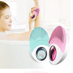 Advanced Silicone Cleansing Tool 2.0: Effective Skincare Cleanser Pink