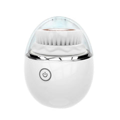 Advanced Wireless Sonic Face Washer: SonicGlow Cleansing Device White