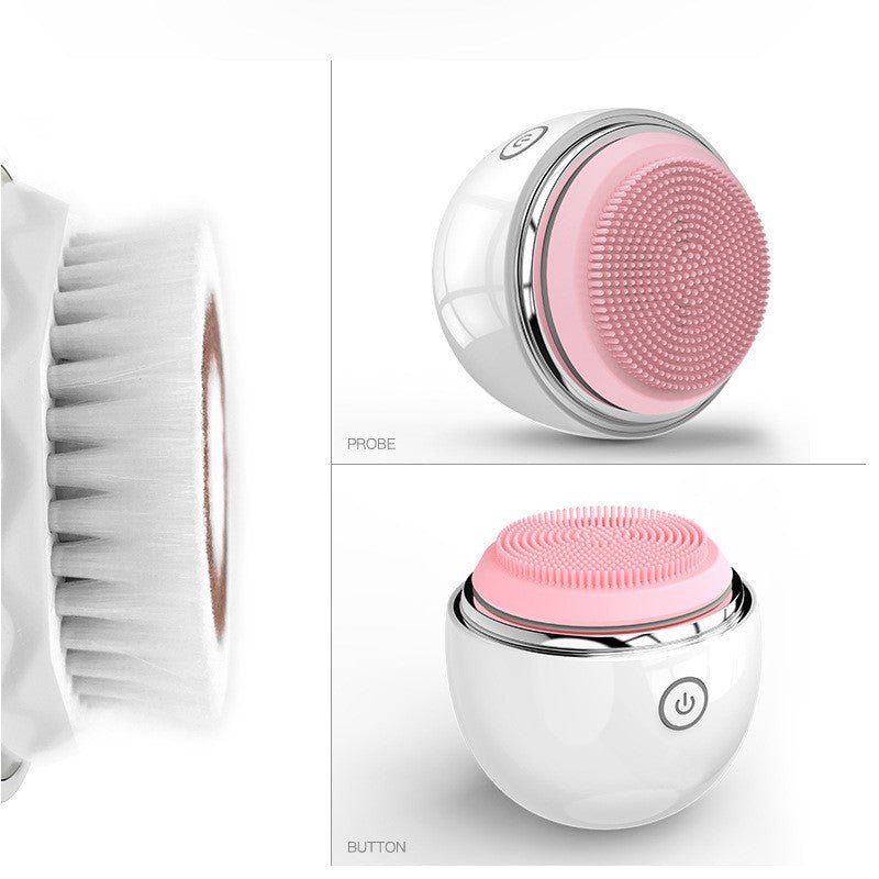 Advanced Wireless Sonic Face Washer: SonicGlow Cleansing Device Rose gold