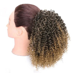 African Drawstring Stretch Small Curly Wig for Women Style127