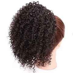 African Drawstring Stretch Small Curly Wig for Women Style4