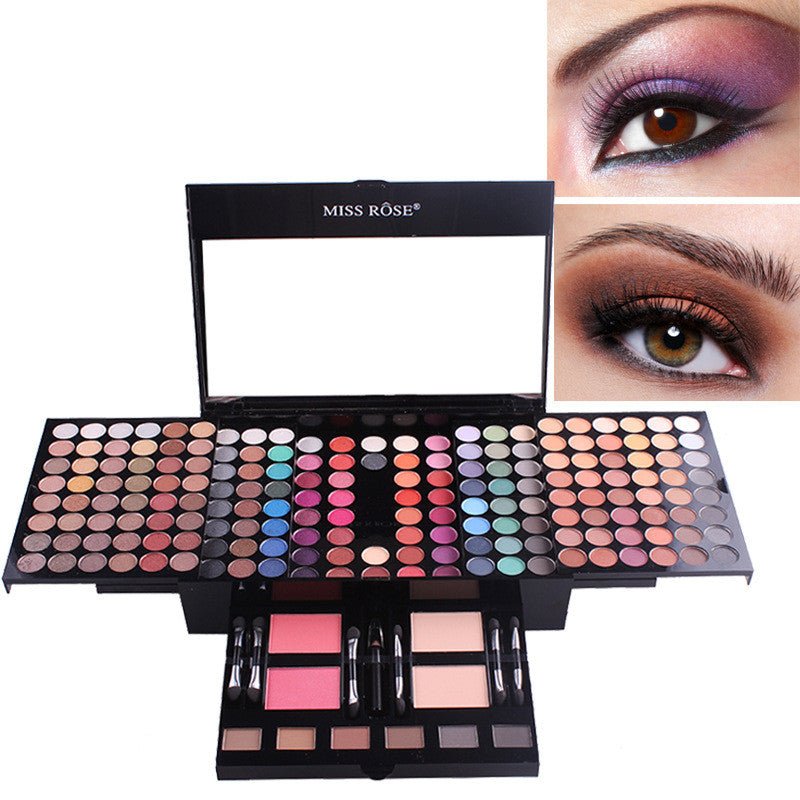 All - in - One Holiday Makeup Set with Blush - Essential Starter Bundle 004 y