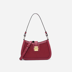 All - Match One - Shoulder Clutch Bag for Versatile Styling Red wine