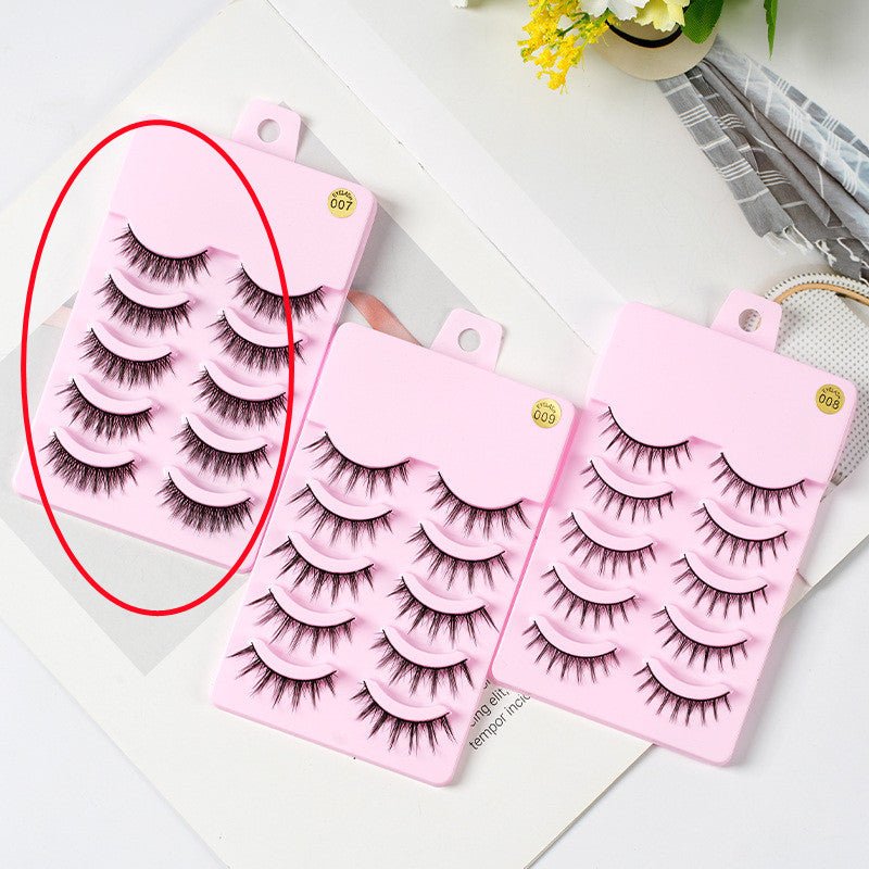 Anime Cosplay Manga - Inspired Lashes: 5 Pairs Wispy False Eyelashes 5pairs of007