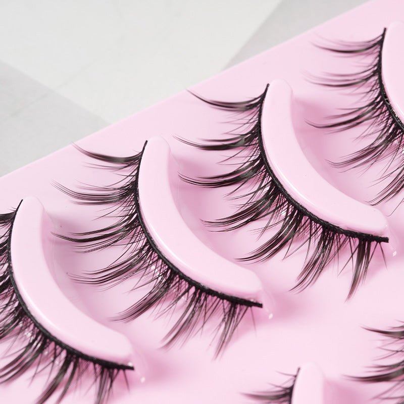 Anime Cosplay Manga - Inspired Lashes: 5 Pairs Wispy False Eyelashes 5pairs of007