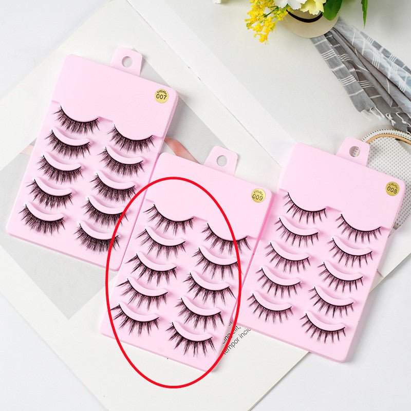 Anime Cosplay Manga - Inspired Lashes: 5 Pairs Wispy False Eyelashes 5pairs of009