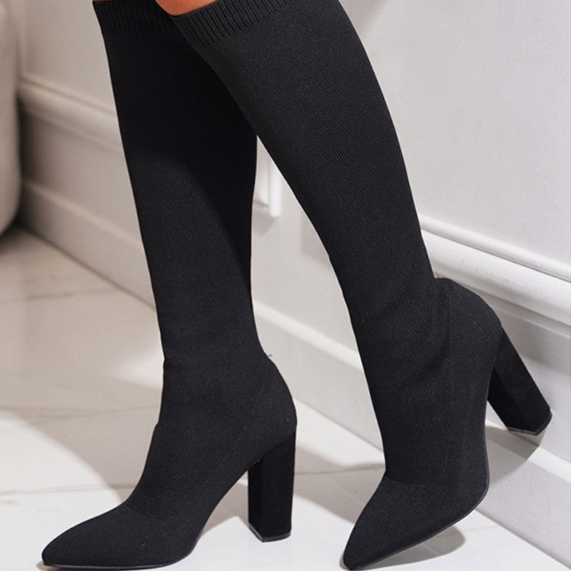 Autumn And Winter Large Size Women's Shoes Black
