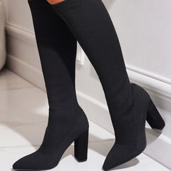 Autumn And Winter Large Size Women's Shoes Black