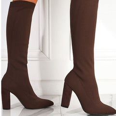 Autumn And Winter Large Size Women's Shoes Brown