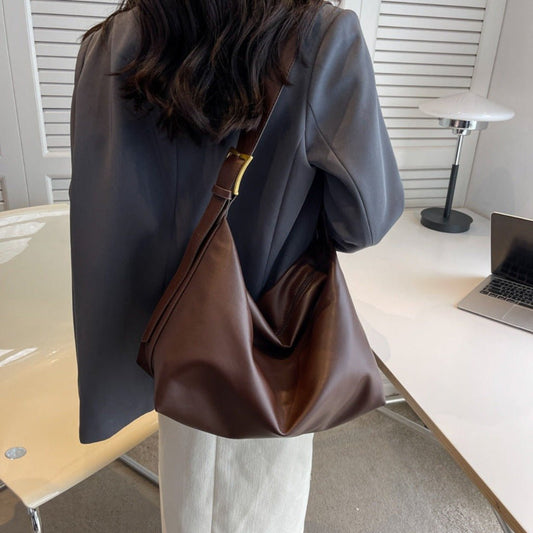 Autumn Chic Versatile Shoulder Bag - Fashion Edition Coffee