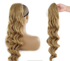 Big Wave Drawstring Ponytail Matte Wig - High - Temperature Silk Fiber 9style