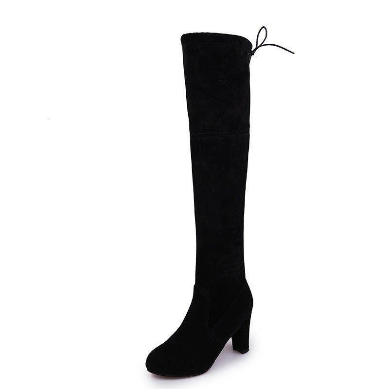 Black Knee High Boots For Women Black