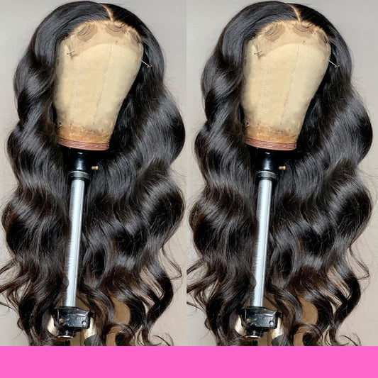 Body Wave Lace Front Human Hair Wig 4x4 headgear