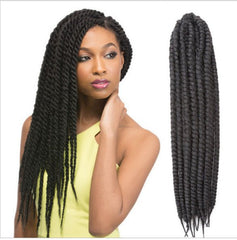 Braided Dirty Wig for Ladies Black