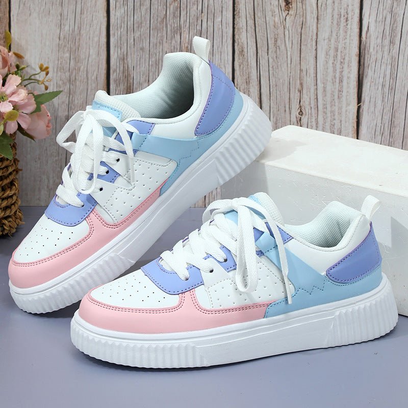 Breezy Board Kicks Shoes Breathable Lightweight Comfort Casual Sports White Pink Blue