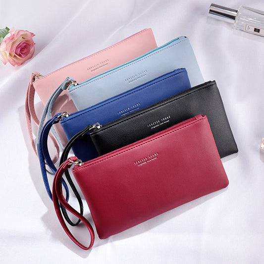 Casual Long Clutch Bag for Women – Elegant and Versatile Black