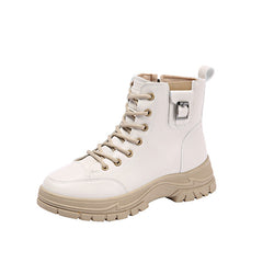 Women's Soft Leather High-Top Shoes