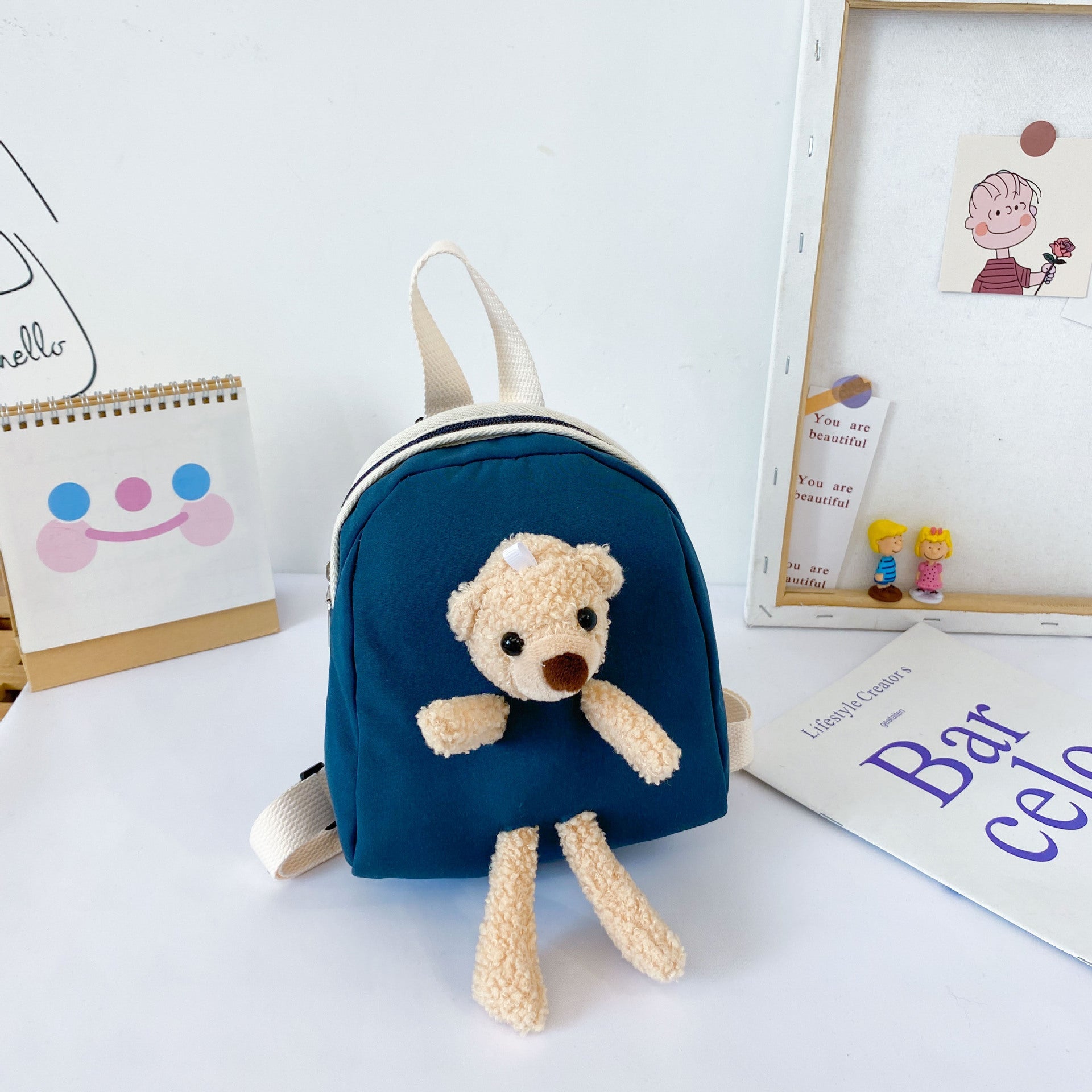 Charming Children's Backpack for Travel and Playful Adventures Blue