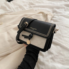 Chic and Trendy Single Shoulder Fashion Bag Black