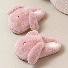 Chic Comfort Cute Cotton Slippers, Indoor & Out Women's Winter Pink