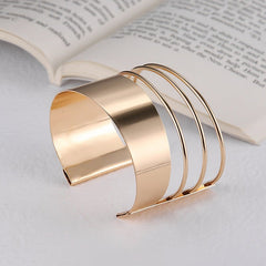 Chic Metal Hollow Bracelet A Simple Statement in Fashion Sku5845