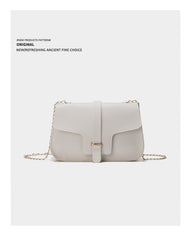 Chic Western Style Chain Bag by The Bag Niche White