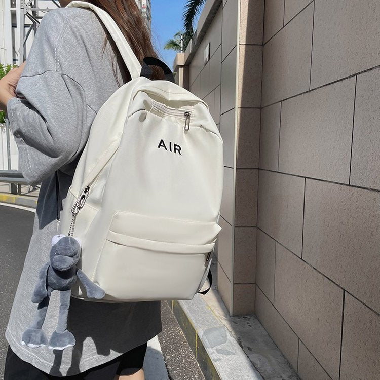 Chic Women's Large Capacity Fashion Backpack White