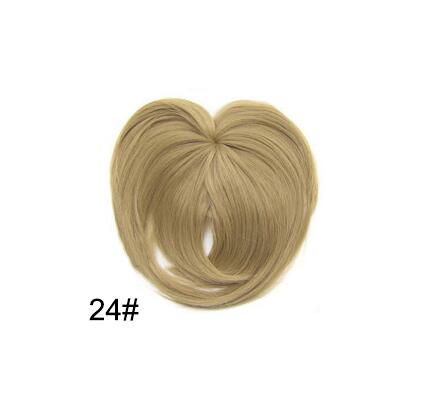 Clip - On Synthetic Hair Bangs Accessory: Fake Bangs Piece 24