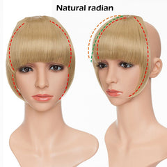 Clip - On Synthetic Hair Bangs Accessory: Fake Bangs Piece 18