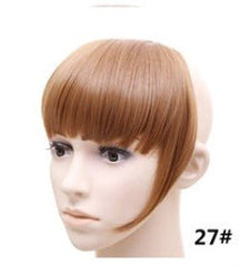 Clip - On Synthetic Hair Bangs Accessory: Fake Bangs Piece B3 27