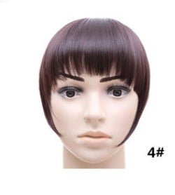 Clip - On Synthetic Hair Bangs Accessory: Fake Bangs Piece B3 4