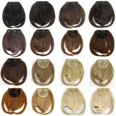 Clip - On Synthetic Hair Bangs Accessory: Fake Bangs Piece 18