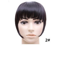 Clip - On Synthetic Hair Bangs Accessory: Fake Bangs Piece B3 2