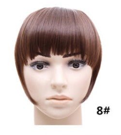 Clip - On Synthetic Hair Bangs Accessory: Fake Bangs Piece B3 8