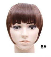 Clip - On Synthetic Hair Bangs Accessory: Fake Bangs Piece B3 8