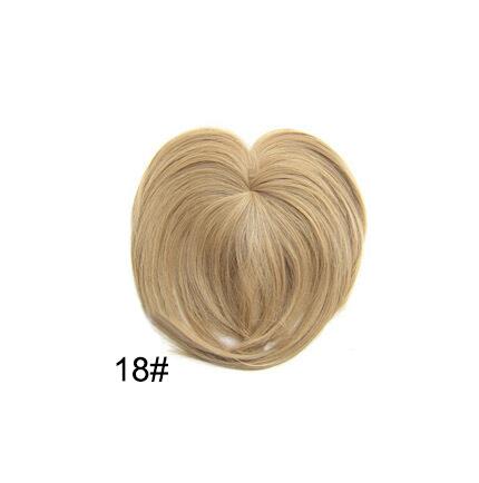 Clip - On Synthetic Hair Bangs Accessory: Fake Bangs Piece 18