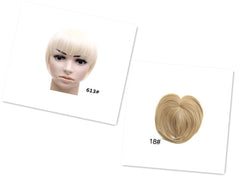 Clip - On Synthetic Hair Bangs Accessory: Fake Bangs Piece B3 613 18