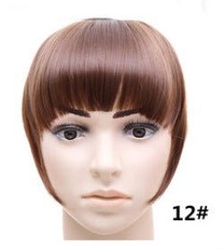 Clip - On Synthetic Hair Bangs Accessory: Fake Bangs Piece B3 12